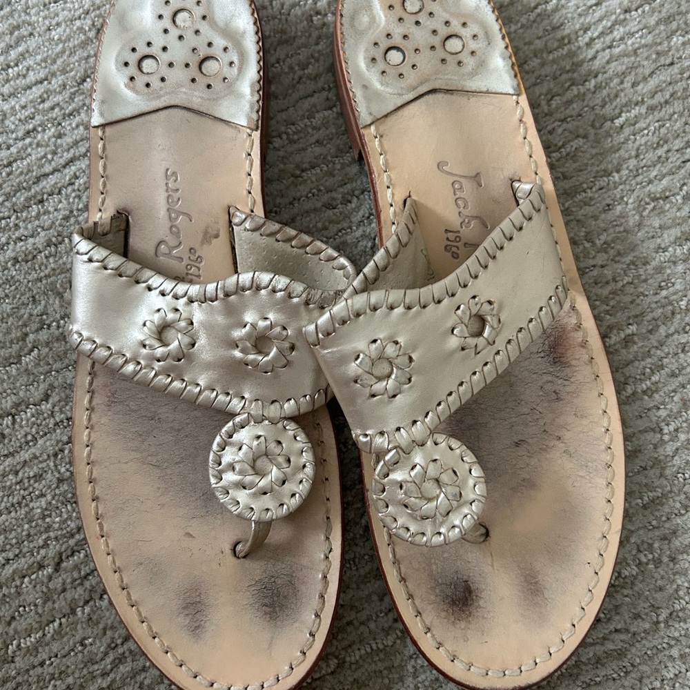 Jack Rogers Women's Metallic Sandals